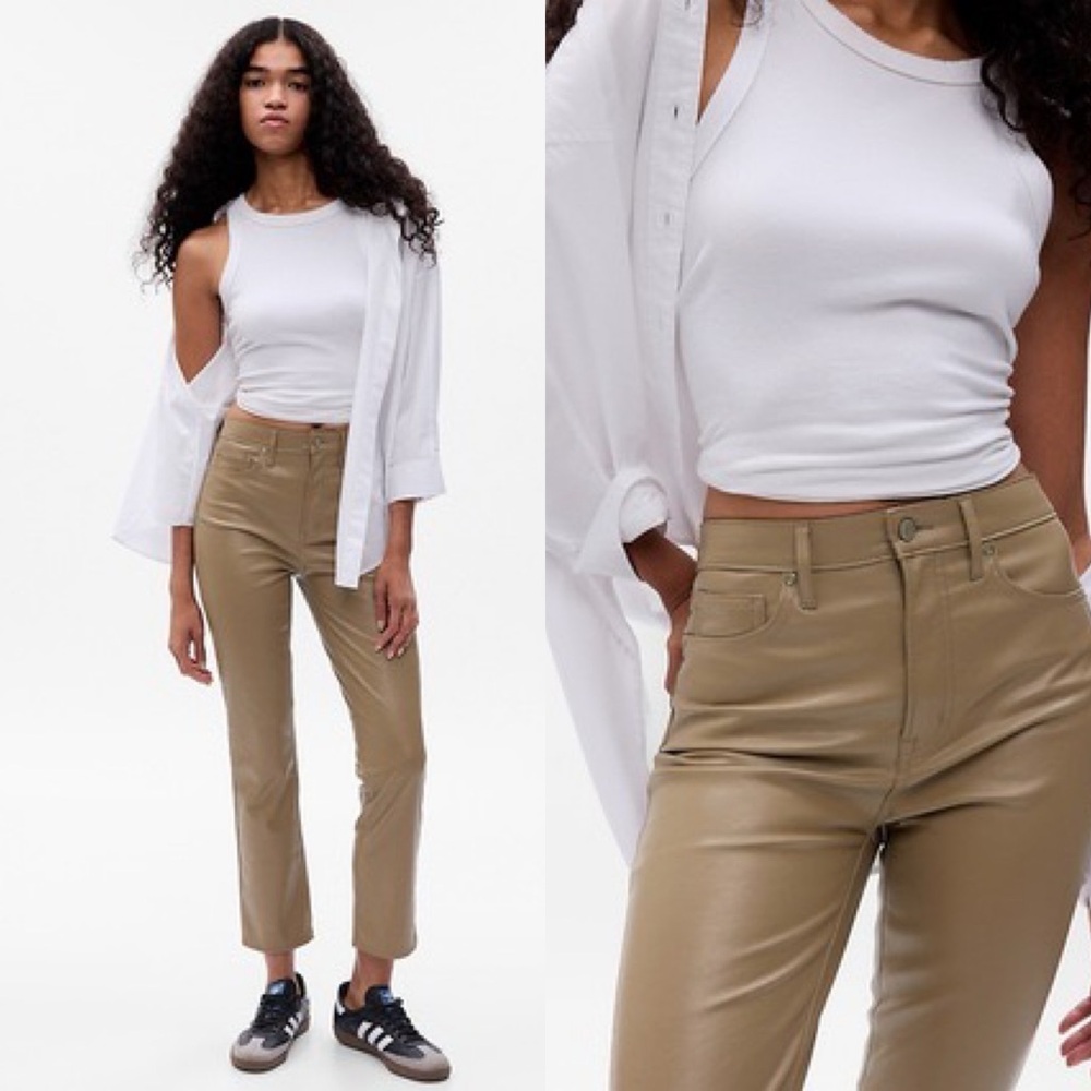 NWOT GAP TALL Vintage Slim High Rise Pants in Beachwood Beige
